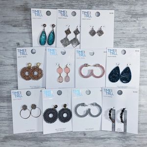 Time and Tru Earring Bundle - 11 Pairs